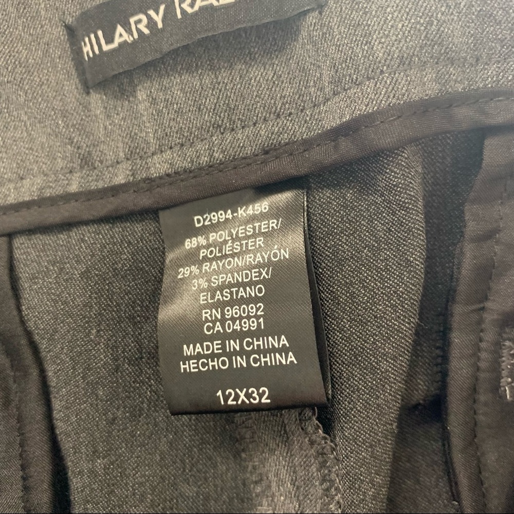NWT Hilary Radley 12X32 Straight Leg Business Casual Slacks - Picture 5 of 8